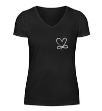 Lade das Bild in den Galerie-Viewer, Unendliche Liebe - V-Neck Damenshirt
