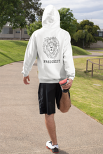 Lade das Bild in den Galerie-Viewer, Freigeist BP Hoodie weiß  - Unisex Kapuzenpullover Hoodie
