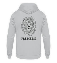 Lade das Bild in den Galerie-Viewer, Freigeist BP Hoodie weiß  - Unisex Kapuzenpullover Hoodie
